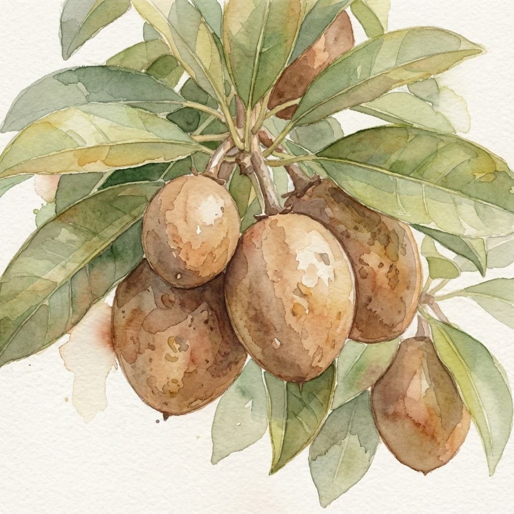 GI-tagged Gholvad chikoo sapota (Manilkara zapota) at Save Farm organic orchard Dahanu