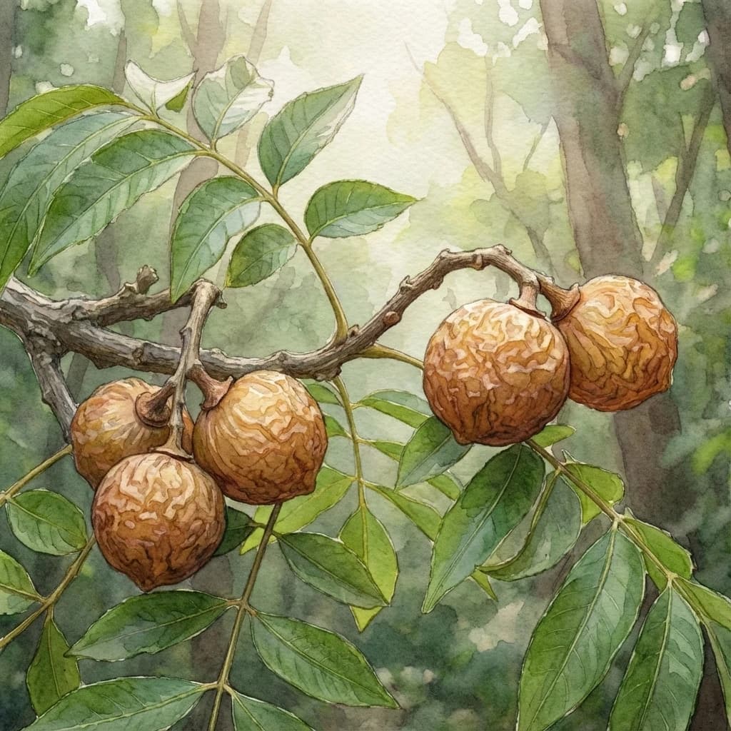 Reetha Indian soapberry (Sapindus mukorossi) natural cleanser at Save Farm Dahanu